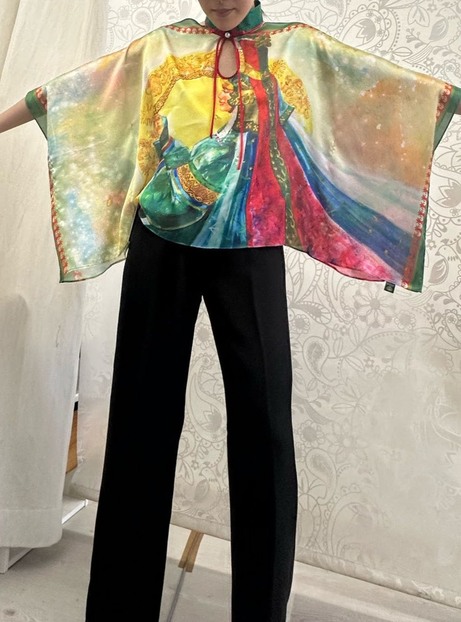 Seidenbluse -008
