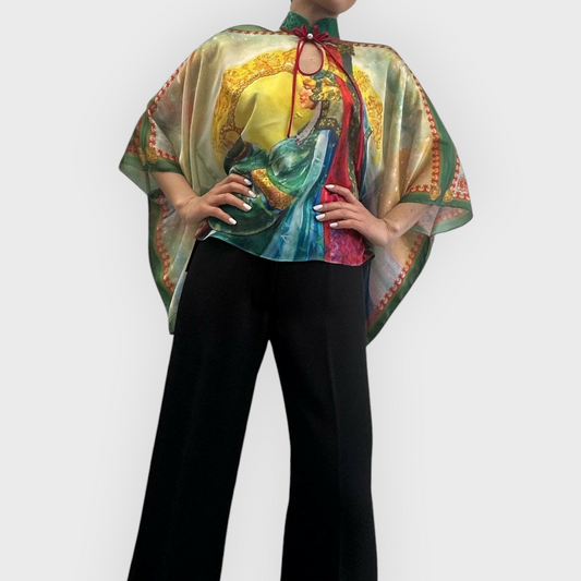 Seidenbluse -008